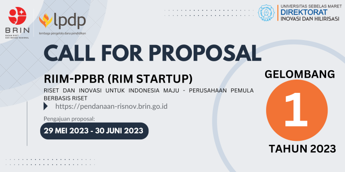 Program Pendanaan Riset Dan Inovasi Untuk Indonesia Maju (RIIM ...